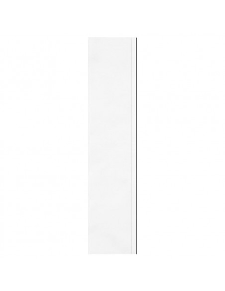 Armadietto a Specchio per Bagno 60x15x75 cm MDF Bianco Lucido