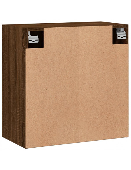 Armadietto a Muro Rovere Marrone 60x31x60 cm Legno Multistrato
