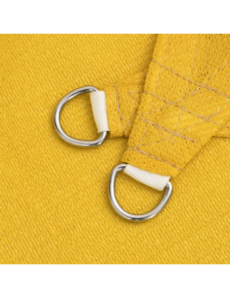 Vela Parasole 160 g/m² Rettangolare Giallo 3,5x4,5 m in HDPE