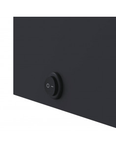 Armadietto Bagno con Specchio e LED ad Arco Grigio 42x13x70 cm