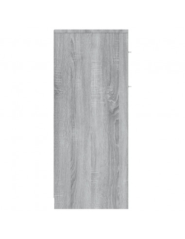 Armadietto Bagno Grigio Sonoma 60x33x80 cm in Legno tecnico