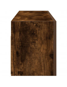 Armadietto Bagno Rovere Fumo 100x25x30 cm in Truciolato