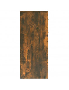 Armadietto Bagno Rovere Fumo 60x33x80 cm Legno Ingegnerizzato