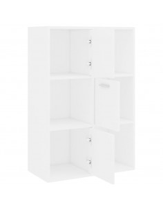 Armadietto Bianco 60x29,5x90 cm in Legno Ingegnerizzato