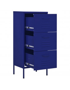 Armadietto Blu Marino 42,5x35x101,5 cm in Acciaio