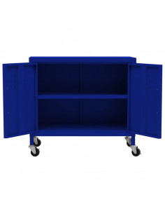 Armadietto Blu Marino 60x35x56 cm in Acciaio