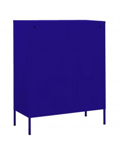 Armadietto Blu Marino 80x35x101,5 cm in Acciaio