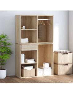 Armadietto Cosmetici Rovere Sonoma 80x40x65cm Legno Multistrato