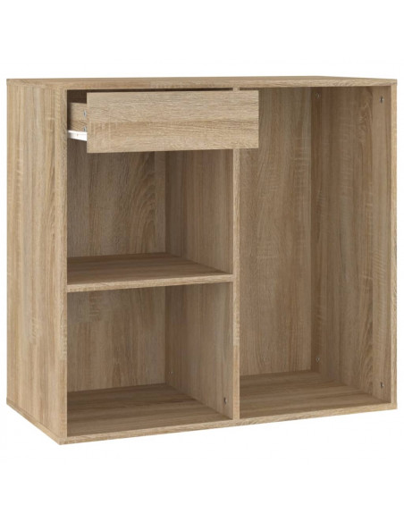 Armadietto Cosmetici Rovere Sonoma 80x40x75cm Legno Multistrato