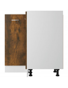 Armadietto Cucina Rovere Fumo 75,5x75,5x80,5 cm in Legno
