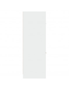 Armadietto da Farmacia Bianco 40x41x118 cm in Truciolato