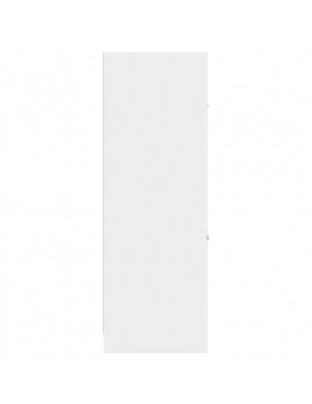 Armadietto da Farmacia Bianco 40x41x118 cm in Truciolato