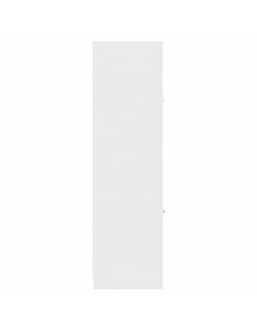 Armadietto da Farmacia Bianco 40x41x144,5 cm in Truciolato
