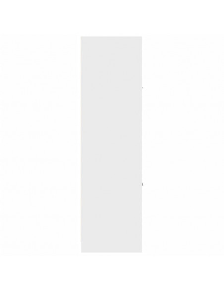 Armadietto da Farmacia Bianco 40x41x144,5 cm in Truciolato