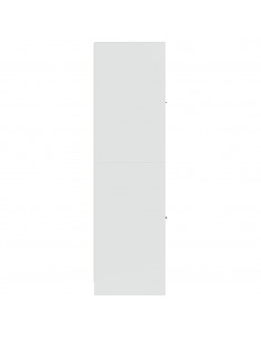 Armadietto da Farmacia Bianco Lucido 30x41x144,5 cm Truciolato