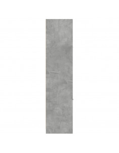 Armadietto da Farmacia Grigio Cemento 30x41x174,5 cm Truciolato
