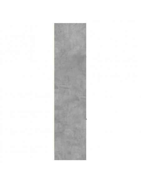 Armadietto da Farmacia Grigio Cemento 30x41x174,5 cm Truciolato