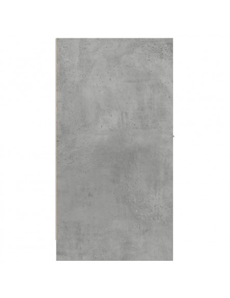 Armadietto da Farmacia Grigio Cemento 30x41x77,5 cm Truciolato