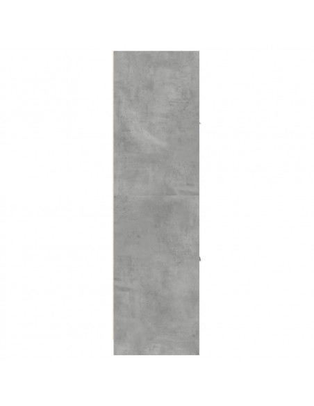 Armadietto da Farmacia Grigio Cemento 40x41x144,5 cm Truciolato