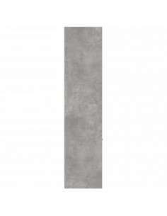 Armadietto da Farmacia Grigio Cemento 40x41x174,5 cm Truciolato