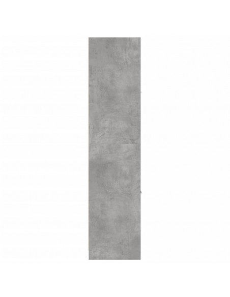 Armadietto da Farmacia Grigio Cemento 40x41x174,5 cm Truciolato