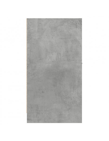 Armadietto da Farmacia Grigio Cemento 40x41x77,5 cm Truciolato