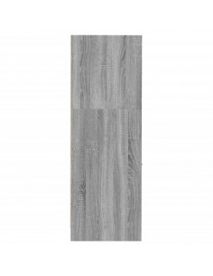 Armadietto da Farmacia Grigio Sonoma 30x41x118 cm in Truciolato