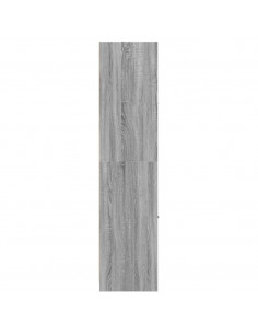 Armadietto da Farmacia Grigio Sonoma 30x41x174,5 cm Truciolato