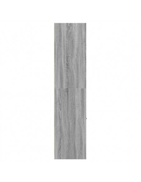 Armadietto da Farmacia Grigio Sonoma 30x41x174,5 cm Truciolato
