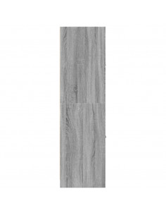 Armadietto da Farmacia Grigio Sonoma 40x41x144,5 cm Truciolato