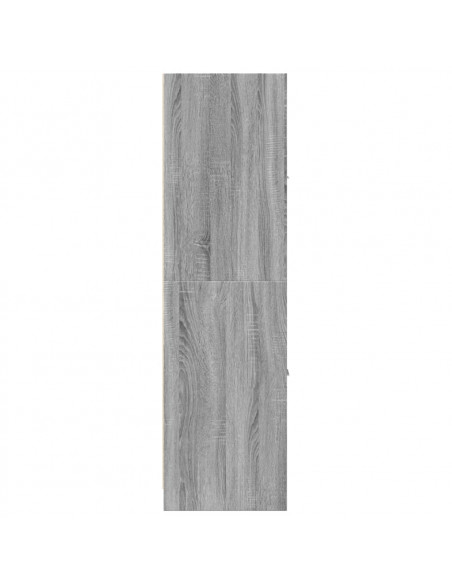 Armadietto da Farmacia Grigio Sonoma 40x41x144,5 cm Truciolato