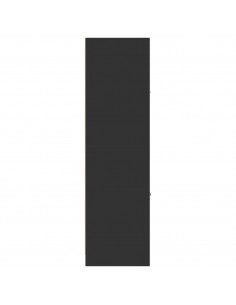 Armadietto da Farmacia Nero 40x41x144,5 cm in Truciolato