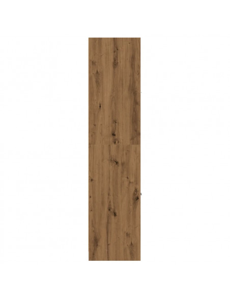 Armadietto da Farmacia Rovere 30x41x174,5 cm in Truciolato