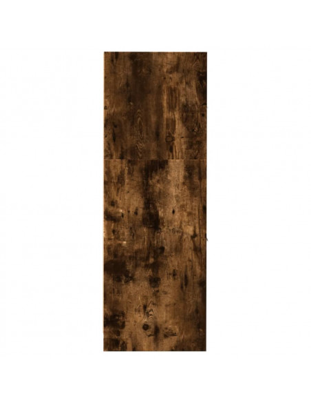 Armadietto da Farmacia Rovere Fumo 30x41x118 cm in Truciolato