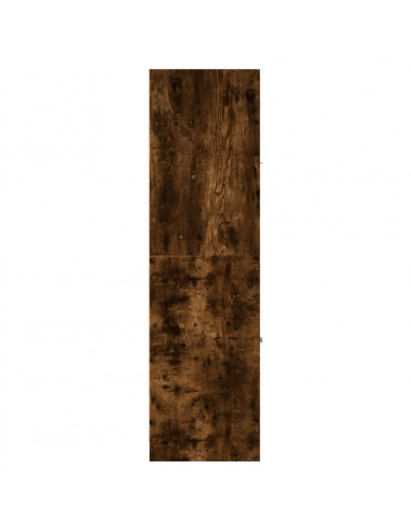 Armadietto da Farmacia Rovere Fumo 30x41x144,5 cm in Truciolato
