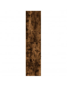 Armadietto da Farmacia Rovere Fumo 30x41x174,5 cm in Truciolato