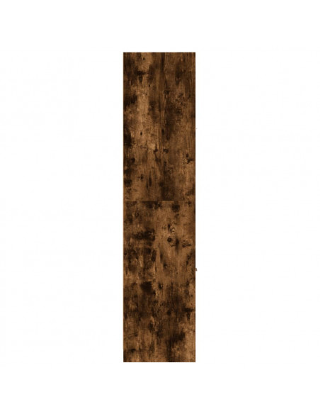 Armadietto da Farmacia Rovere Fumo 30x41x174,5 cm in Truciolato