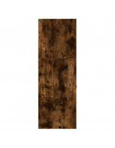 Armadietto da Farmacia Rovere Fumo 40x41x118 cm in Truciolato