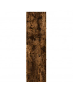 Armadietto da Farmacia Rovere Fumo 40x41x144,5 cm in Truciolato