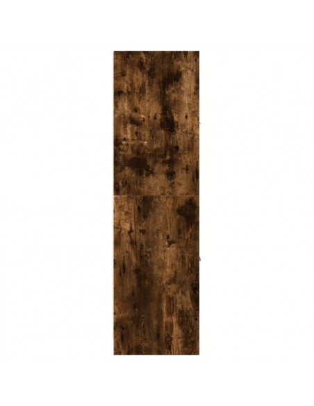 Armadietto da Farmacia Rovere Fumo 40x41x144,5 cm in Truciolato