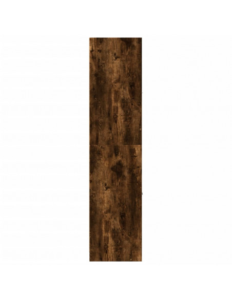 Armadietto da Farmacia Rovere Fumo 40x41x174,5 cm in Truciolato