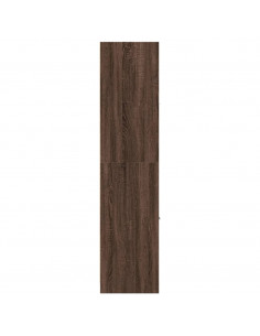 Armadietto da Farmacia Rovere Marrone 30x41x174,5 cm Truciolato