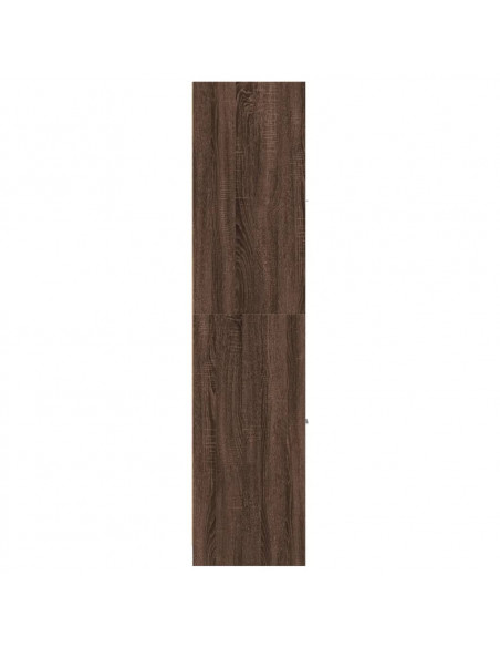 Armadietto da Farmacia Rovere Marrone 30x41x174,5 cm Truciolato