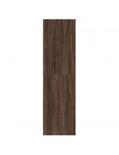 Armadietto da Farmacia Rovere Marrone 40x41x144,5 cm Truciolato