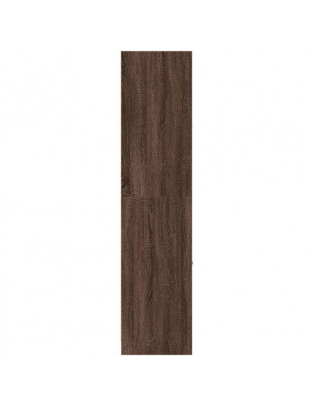 Armadietto da Farmacia Rovere Marrone 40x41x174,5 cm Truciolato
