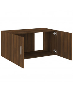 Armadietto da Muro Rovere Marrone 80x39x40cm Legno Multistrato