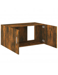 Armadietto da Parete Rovere Fumo 80x39x40 cm Legno Multistrato