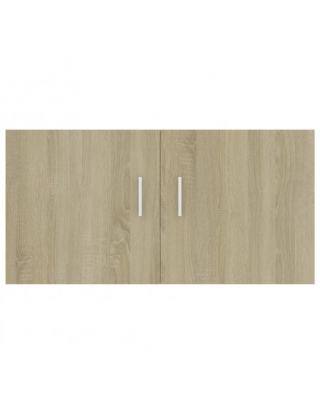Armadietto da Parete Rovere Sonoma 80x39x40cm Legno Multistrato