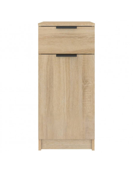 Armadietto da Scrivania Rovere Sonoma 33,5x50x75 cm Legno