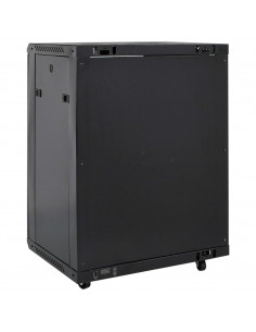 Armadietto di Rete 15U con Ruote Girevole 19" IP20 53x40x80 cm